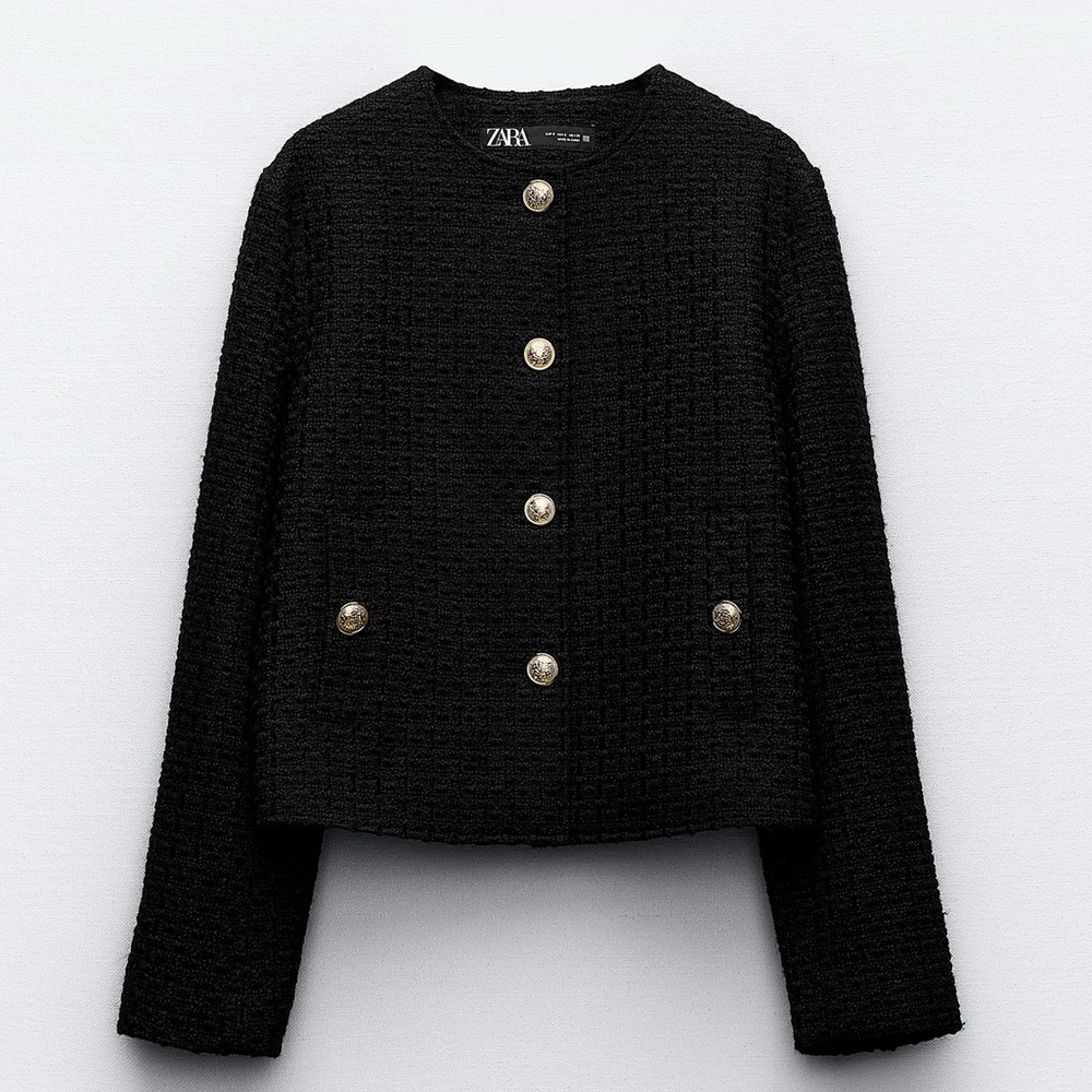 Zara textured jacket for sale